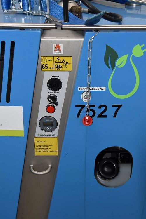 Bedieningspaneel van de Weedmaster-eM Bedieningspaneel van de Weedmaster-eM