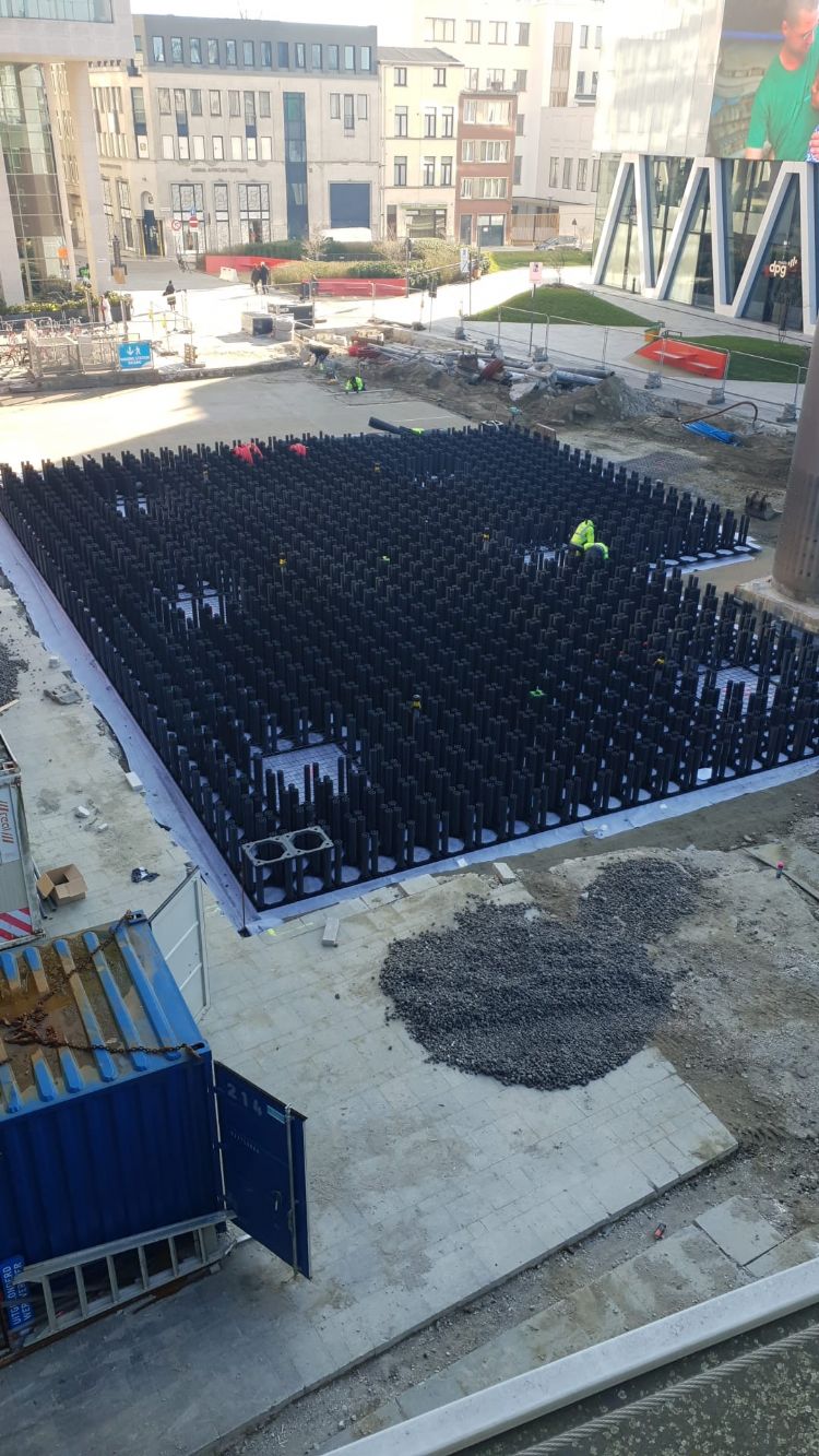 Werk aan de Antwerpse boombunkers Werk aan de Antwerpse boombunkers