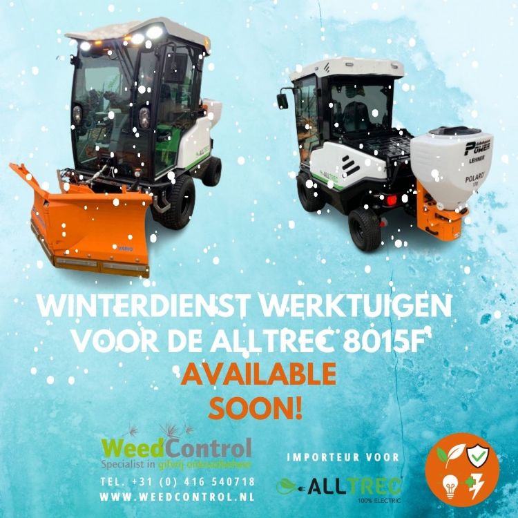 NIEUW Winterdienst beschikbaar voor de AllTrec 8015F NIEUW Winterdienst beschikbaar voor de AllTrec 8015F