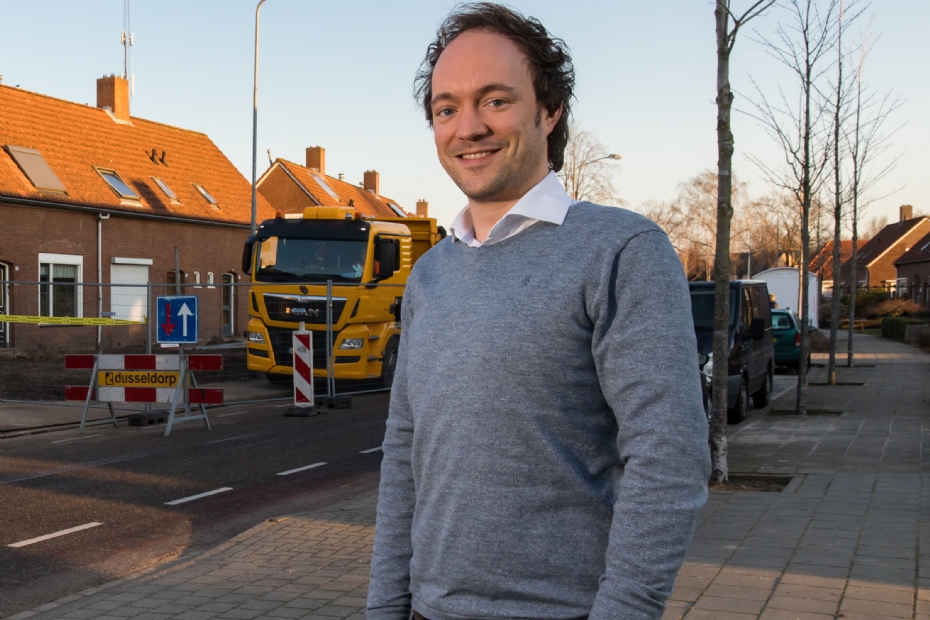 Gertjan Sikking, projectmanager bij het duurzame herinrichtingsproject van de gemeente Aalten Gertjan Sikking, projectmanager bij het duurzame herinrichtingsproject van de gemeente Aalten