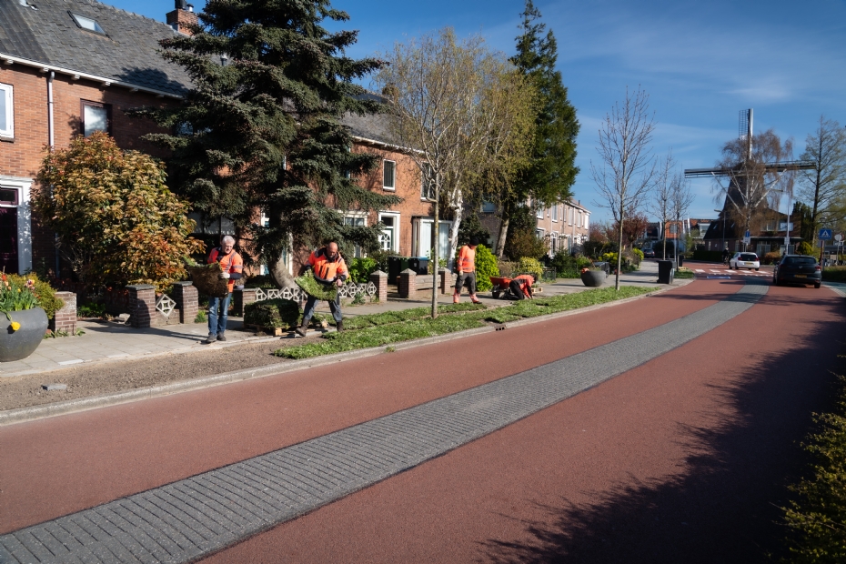 Aanleg matten Aanleg matten