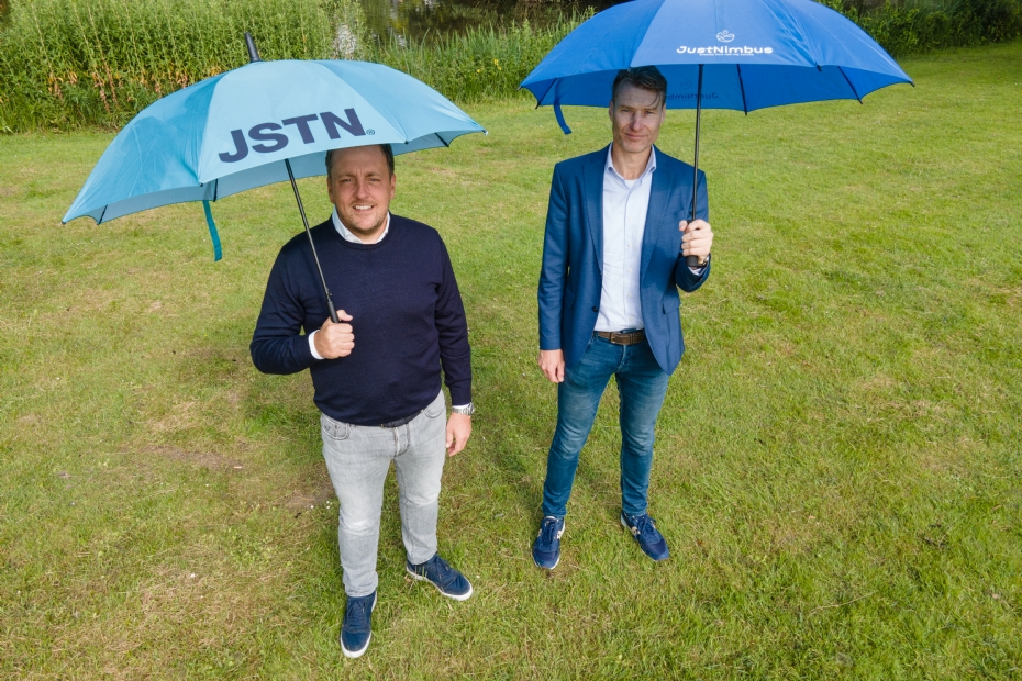 Raymond Brouwer, algemeen directeur Joosten Groep (l.) en Iwan Fransen, JustNimbus Raymond Brouwer, algemeen directeur Joosten Groep (l.) en Iwan Fransen, JustNimbus