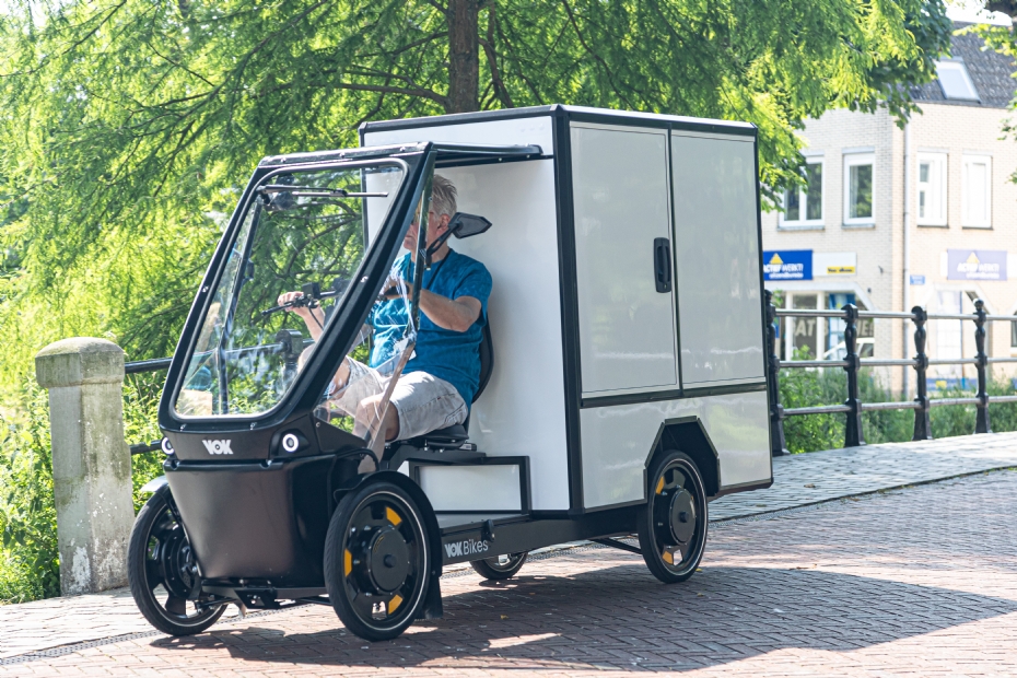 Vijf soorten elektrische bedrijfsvoertuigen, waaronder Cargobikes Vijf soorten elektrische bedrijfsvoertuigen, waaronder Cargobikes