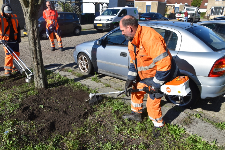 Het schoffelresultaat van de Stihl