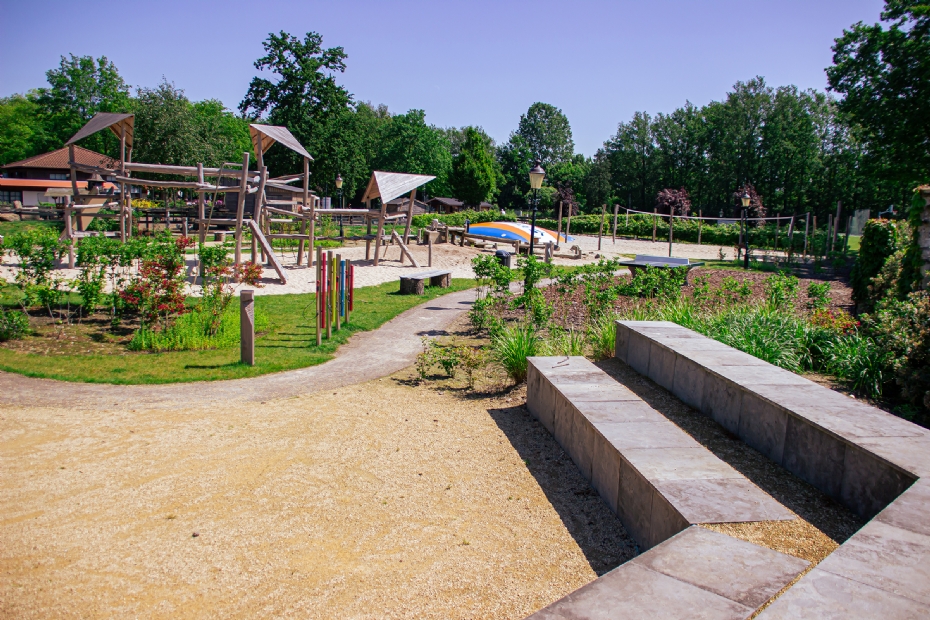 Bovenaanzicht van Europarcs in Susteren Bovenaanzicht van Europarcs in Susteren