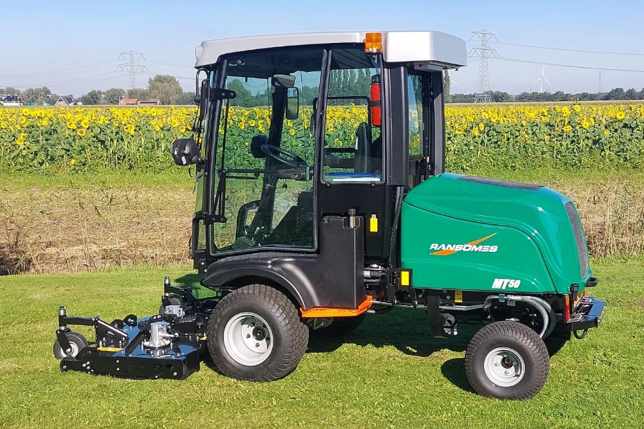 Ransomes, zijaanzicht Ransomes, zijaanzicht