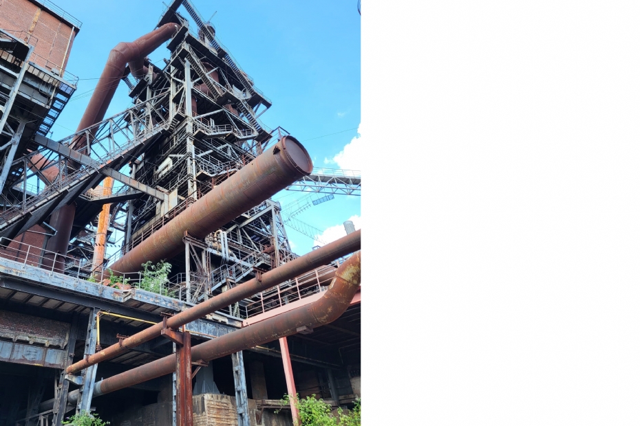 Ook de oude industrie is nog zichtbaar Ook de oude industrie is nog zichtbaar