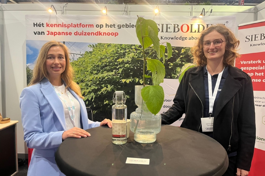 Denise Hoek van Vebego Groen en Debbie Klein van Kennisplatform Sieboldius Denise Hoek van Vebego Groen en Debbie Klein van Kennisplatform Sieboldius