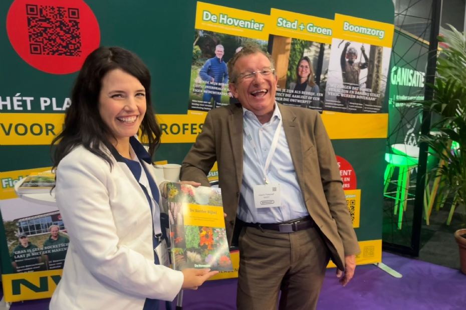 Hoofdredacteur Willemijn van Iersel en uitgever Alberto Palsgraaf Hoofdredacteur Willemijn van Iersel en uitgever Alberto Palsgraaf