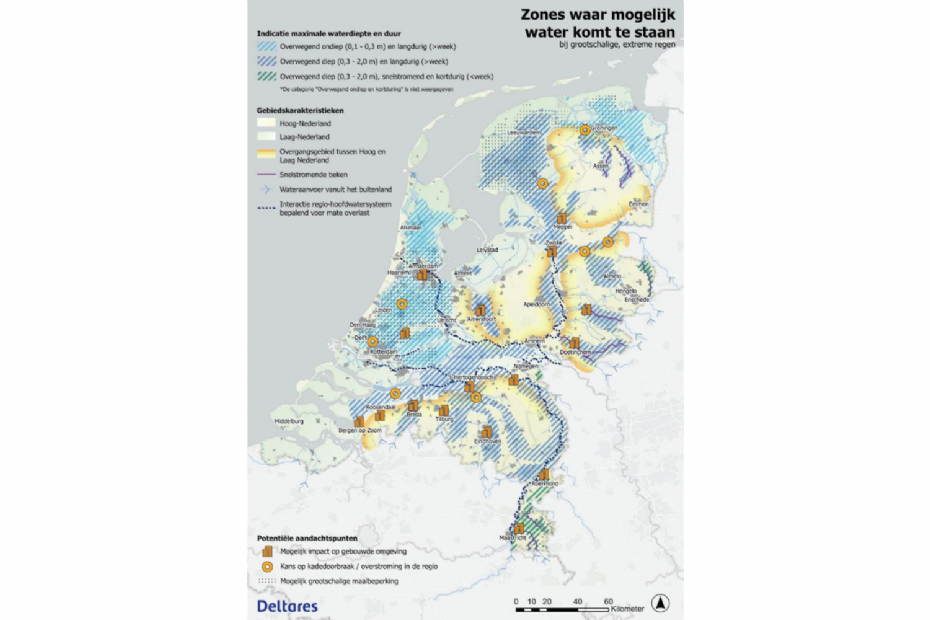 Landelijk waterbeeld (Beeld: Deltares) Landelijk waterbeeld (Beeld: Deltares)