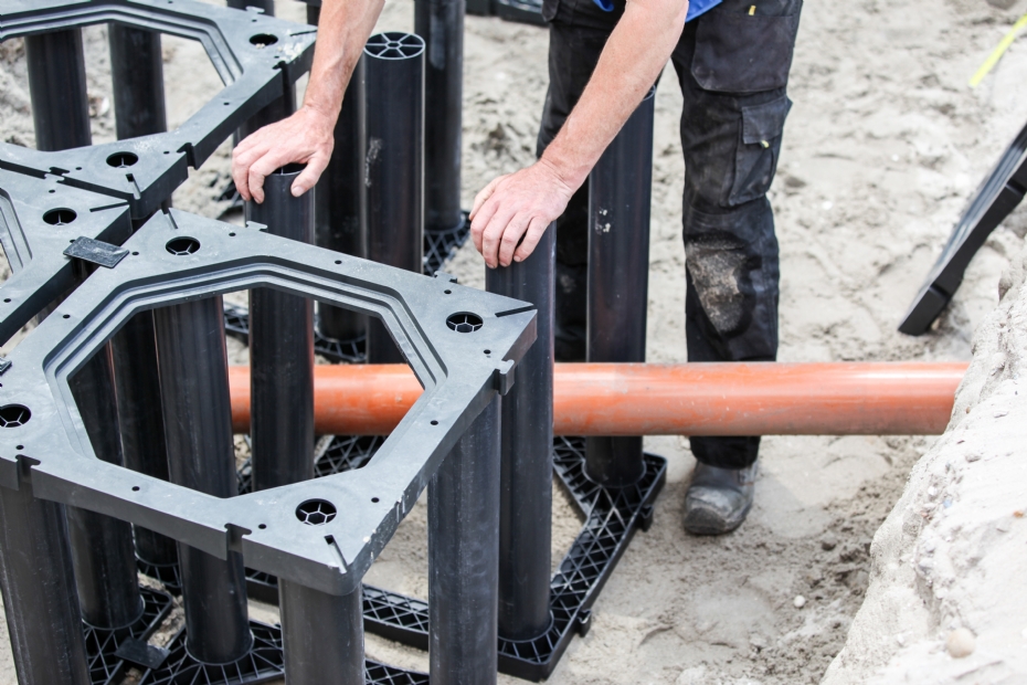 Boombunker TreeParker - integratie kabels en leidingen