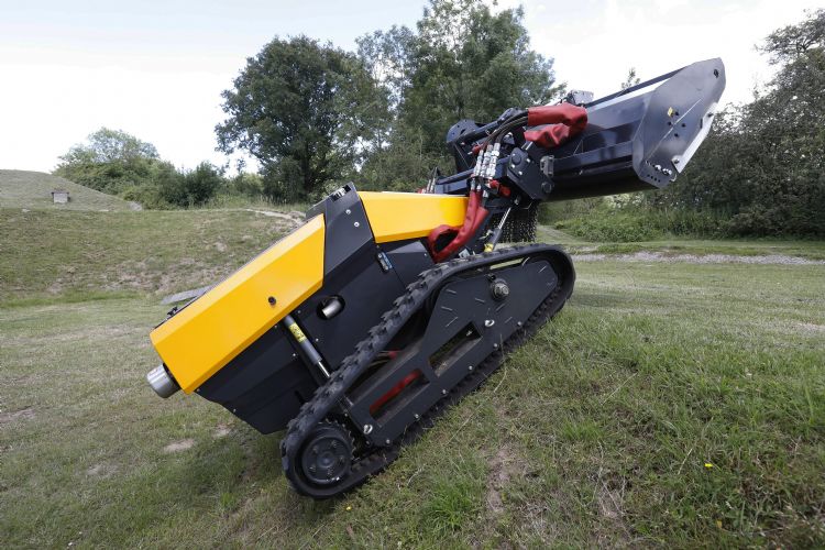 De Herder CR 10 haalt een hellingshoek van 55 graden.