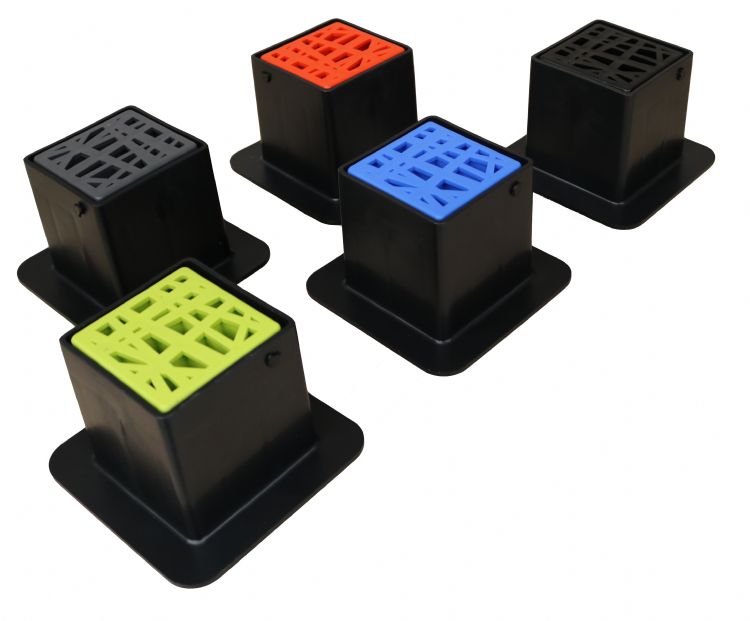 Eindkappen in diverse kleuren