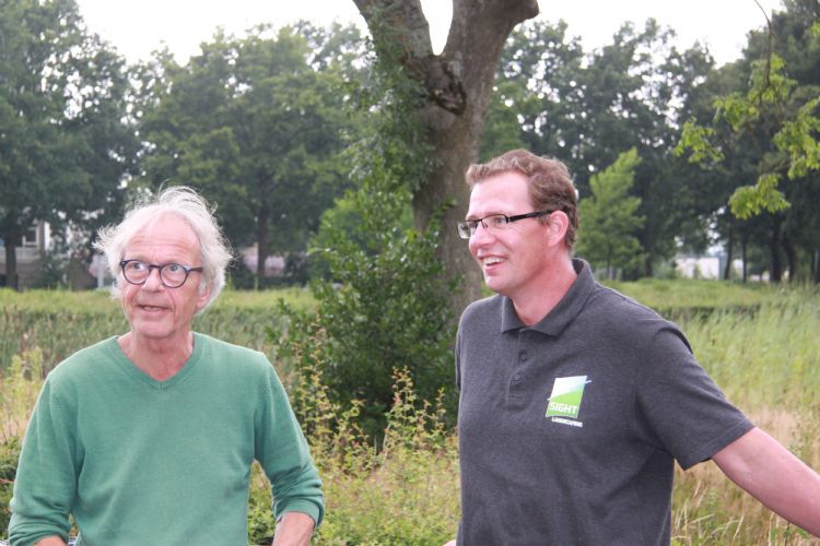 Henk Hendriksen en voorzitter Paul Struijk Henk Hendriksen en voorzitter Paul Struijk