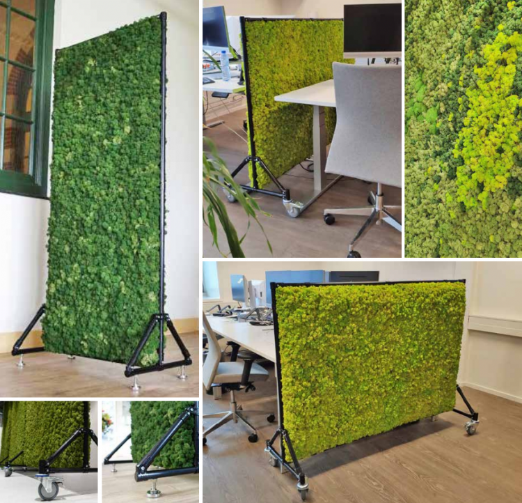 Een van de verschillende typen groene schermen van Donker Groep. Bron: Donker GRoep. Een van de verschillende typen groene schermen van Donker Groep. Bron: Donker GRoep.