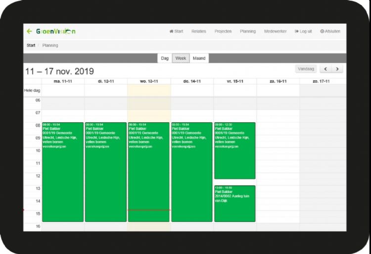 Tabletscherm Vision Mobile