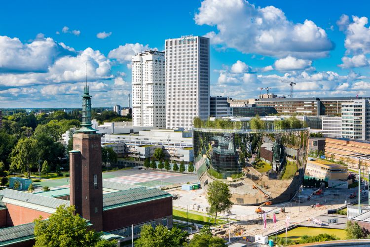 Depot Boijmans Van Beuningen in zijn stedelijke omgeving Depot Boijmans Van Beuningen in zijn stedelijke omgeving