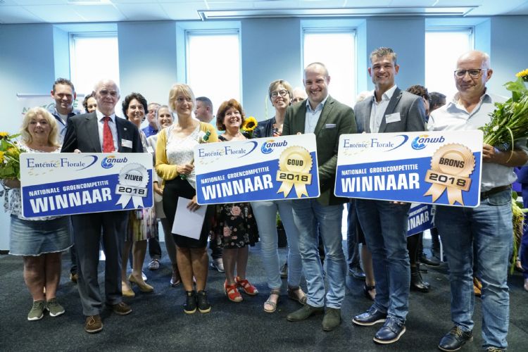 Wageningen won goud in de categorie Steden. Zilver ging naar Leiderdorp, brons naar Edam-Volendam
