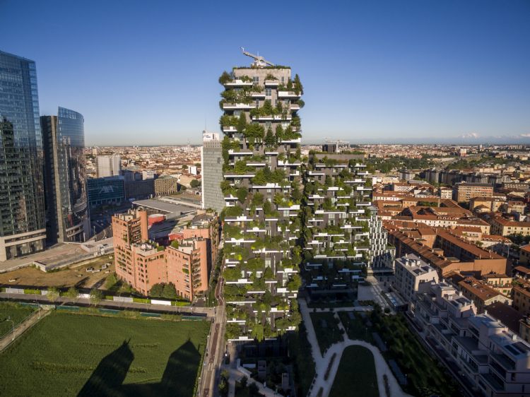 Het Bosco Verticale in Milaan. Foto: Davide Piras