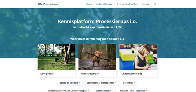 Printscreen: processierups.nu