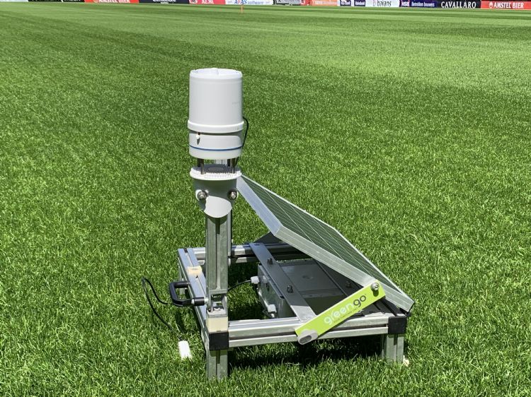 Green-Go-weerstation, voor elk plekje van het veld of de baan