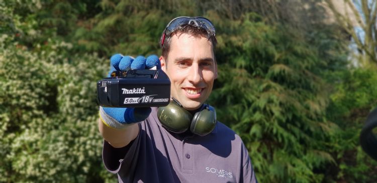 De accu's van Makita hebben hun techniek al bewezen in de bouw.