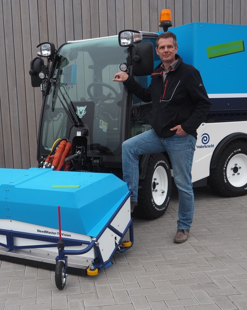 Maarten Kleinnibbelink bij de WeedMaster TC-Vision