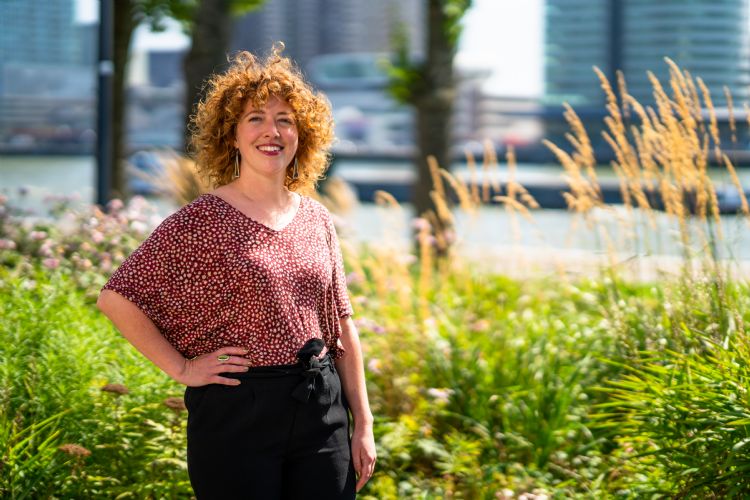 Nina Ravestein, oprichter P.A.D. landscape uit Rotterdam (Foto's Nathalie Smeding) Nina Ravestein, oprichter P.A.D. landscape uit Rotterdam (Foto's Nathalie Smeding)