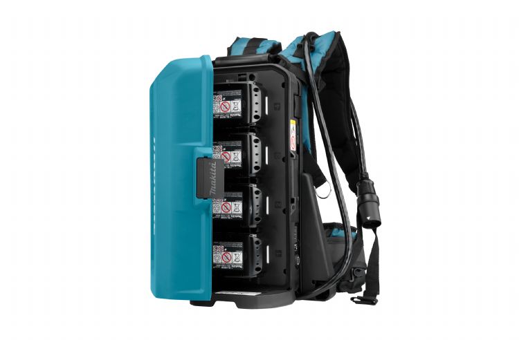 De PDC01 is een ruggedragen accustation waarbij vier 18 V LXT-accu’s voor extra energie zorgen, zodat je de hele dag door kunt werken.