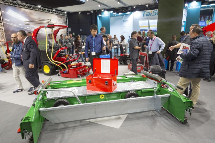 FSB in 2019, de stand van machinefabrikant SMG. Foto: Koelnmesse / FSB