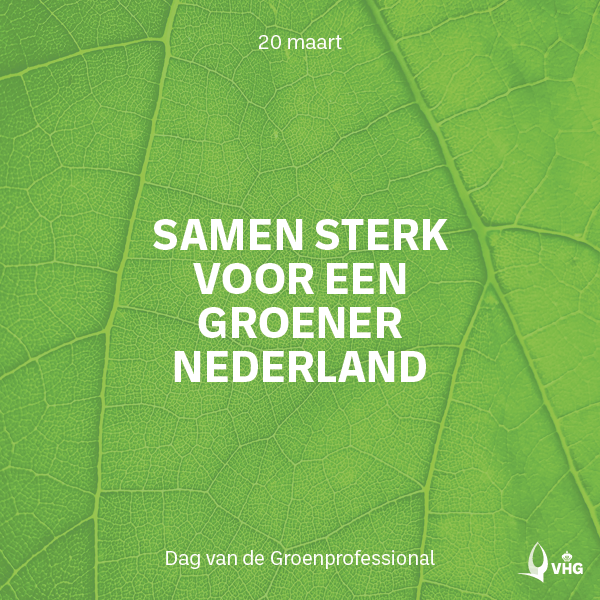 Deze afbeelding kun je als hoveniersbedrijf of toeleverancier die groensector een warm hart toedraagt kopiëren voor gebruik op jouw eigen sociale media kanalen. 