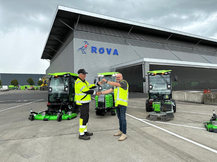 Logo Rova Zwolle ROVA kiest elektrische werktuigdragers met lange accuduur