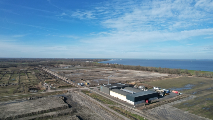 Projectlocatie Flevokust Haven, foto: Frans Bloemers