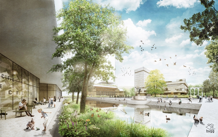 Impressie van het Stadhuisplein