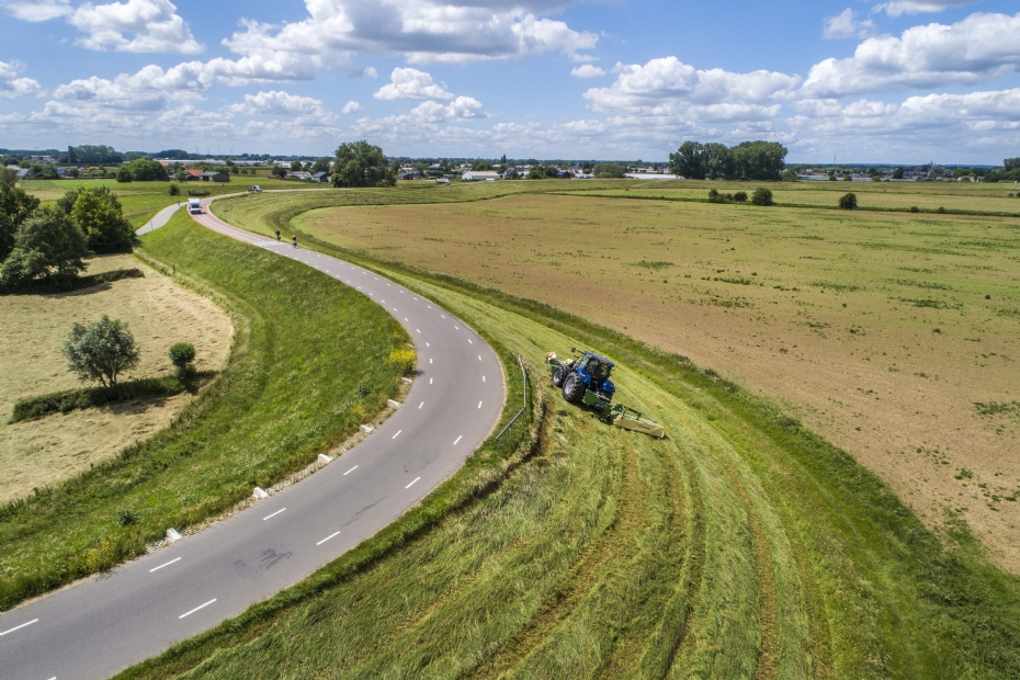 Maaibeleid. Fotocredit: Waterschap Rivierenland 