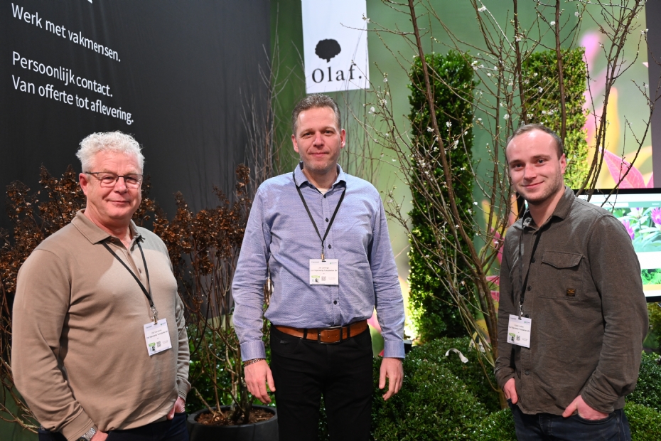 De stand van Olaf Nijenkamp op De Groene Sector Vakbeurs 2025.