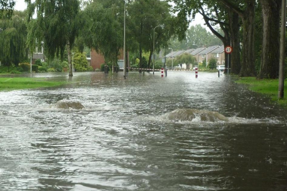 Wateroverlast in Enschede