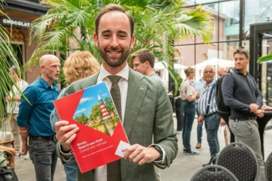 Wethouder Jeroen Bruijns (Openbare Ruimte). Beeld via: gemeente Breda