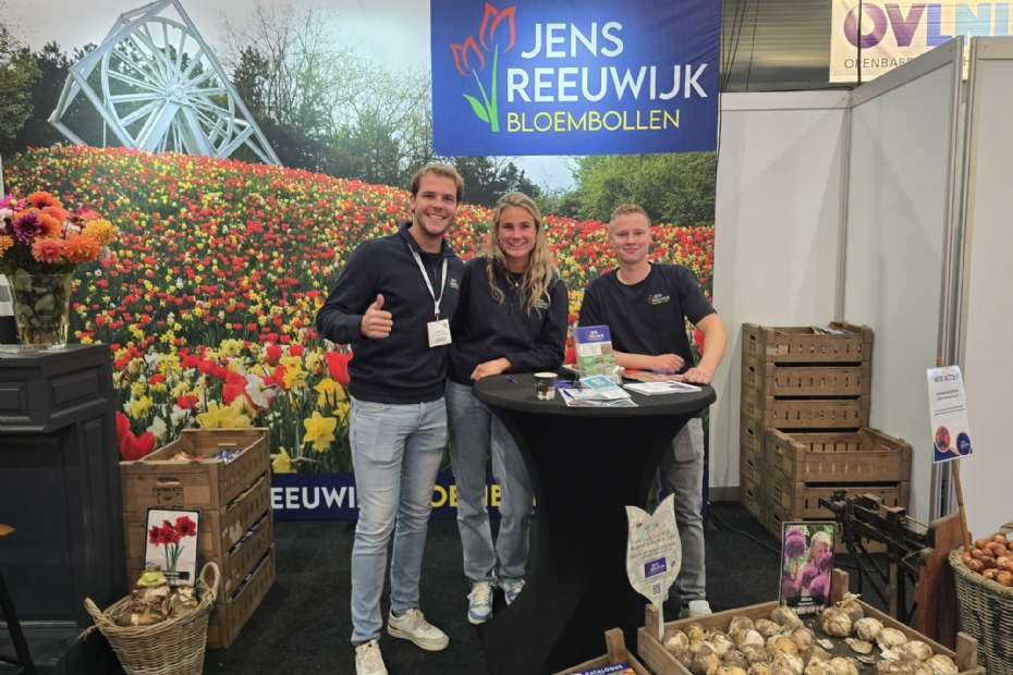 Jens Reeuwijk, Marlot van Dijk, Sjoerd van der Hulst van Jens Reeuwijk bloembollen
