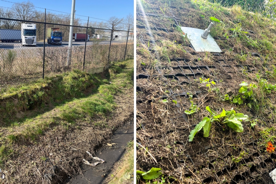 Vulcan Klapankers voor en na toepassing