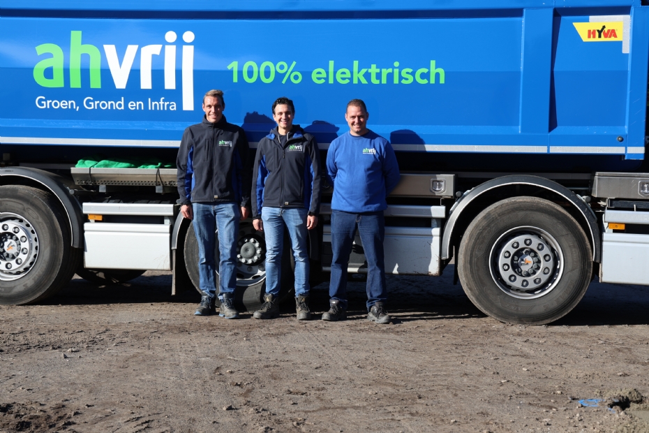 V.l.n.r.: Mark Snijders, Harm Eindhoven en Michel van der Stoep van AH Vrij