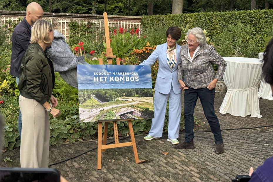 <i>Sander: 'Het pas aangelegde ecoduct Maarsbergen is een uitzondering als het gaat om het inzichtelijk maken van impact. Hier is die heel duidelijk. Doordat wij aan dit project hebben bijgedragen met onze ecologische inrichtingsadviezen zijn nu twee land