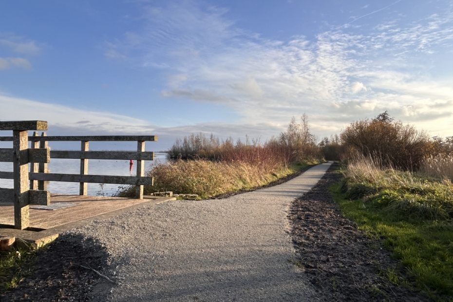 Het nieuwe GranoTop Knisper-pad bij Recreatieschap Westfriesland met knispergeluid