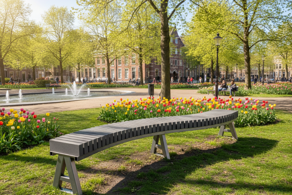 De bank 'André', vernoemd naar oprichter André Verhees