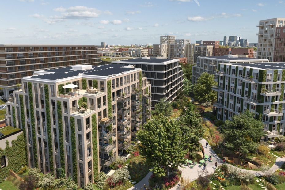 Beeld via: een impressie van Cartesius Utrecht, Nicoya en gebouw Nosara (Beeld via: Cartesius Utrecht)