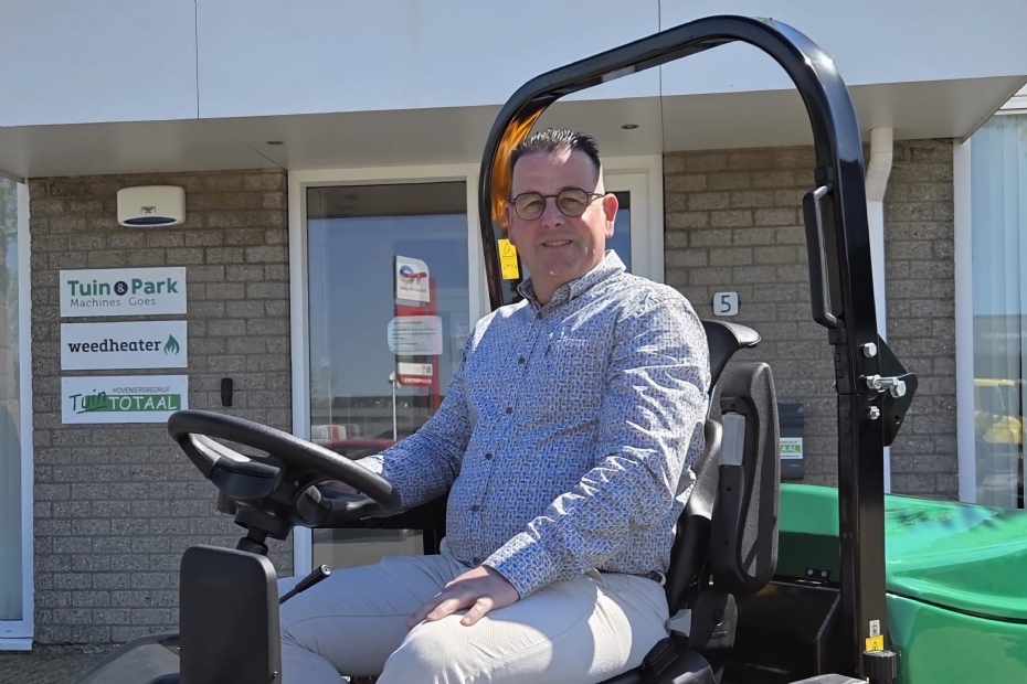 Gertjan Toorenaar, eigenaar van TuinTotaal Goes
