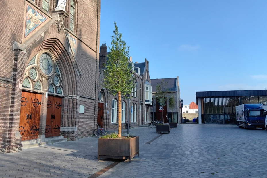 De boombakken in Goes