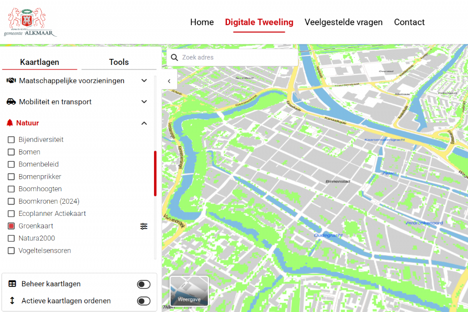De digital twin van Alkmaar