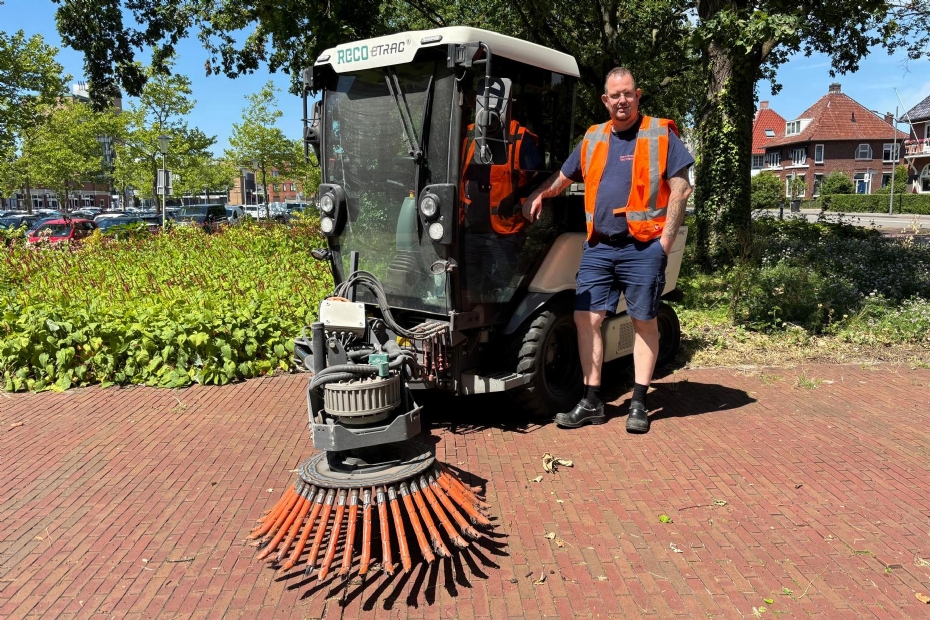 Jeroen Jager met de RECO eTrac