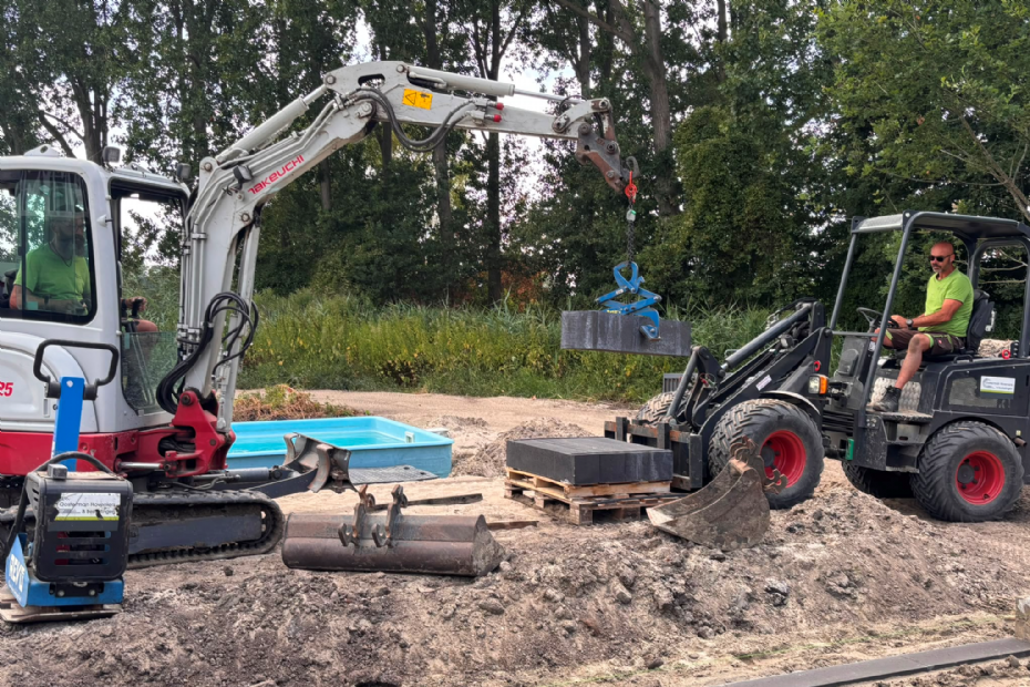 Ferry Oosterman in actie met de Knikmops
